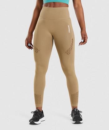 Leggins Gymshark Energy Seamless Mujer Marrones | CO 2897WNB